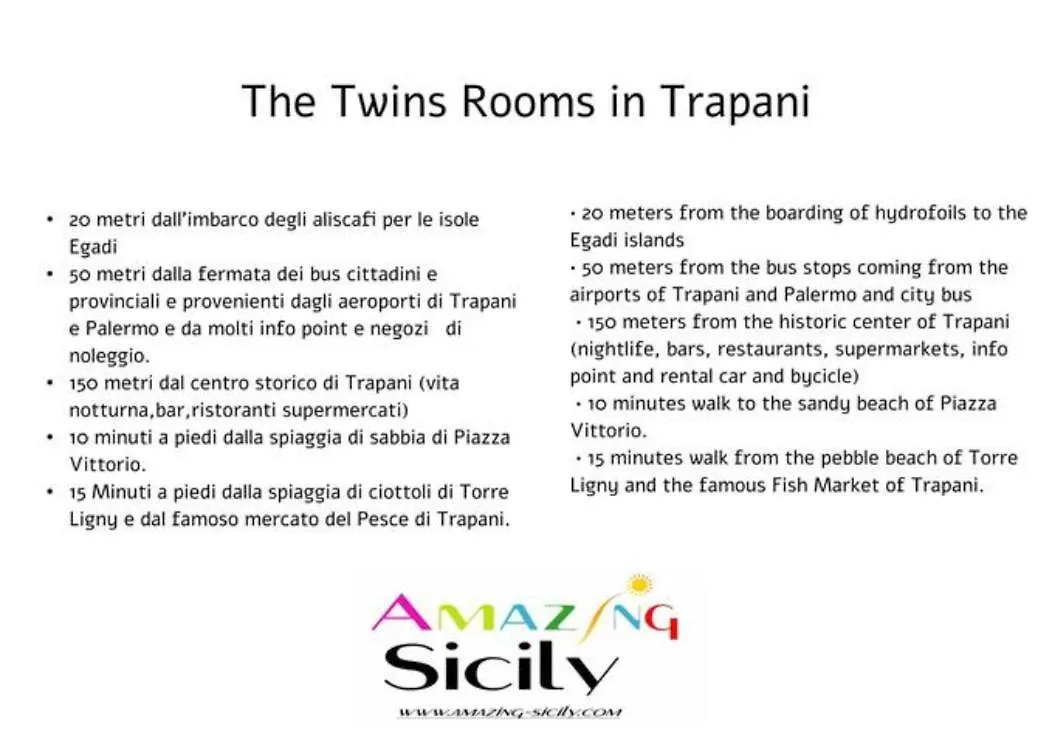 The Twins Rooms In Trapani 2